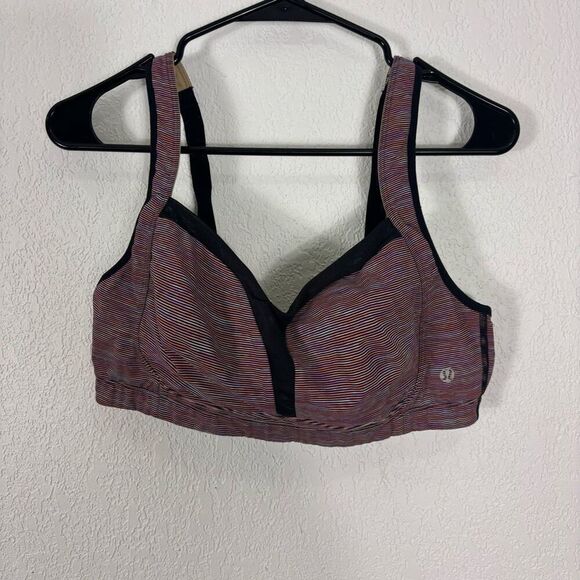 Lululemon Ta Ta Tamer III Space Dye Twist Lullaby Ray Sports Bra 38D - Picture 1 of 5